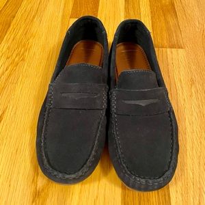 Zara kid/boys navy suede loafer size 37